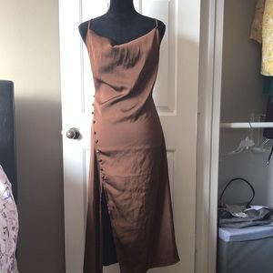 Valentines Silk-like dress